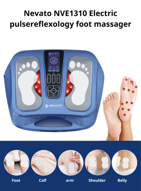 Nevato NVE1310 Electric pulsereflexology foot massager